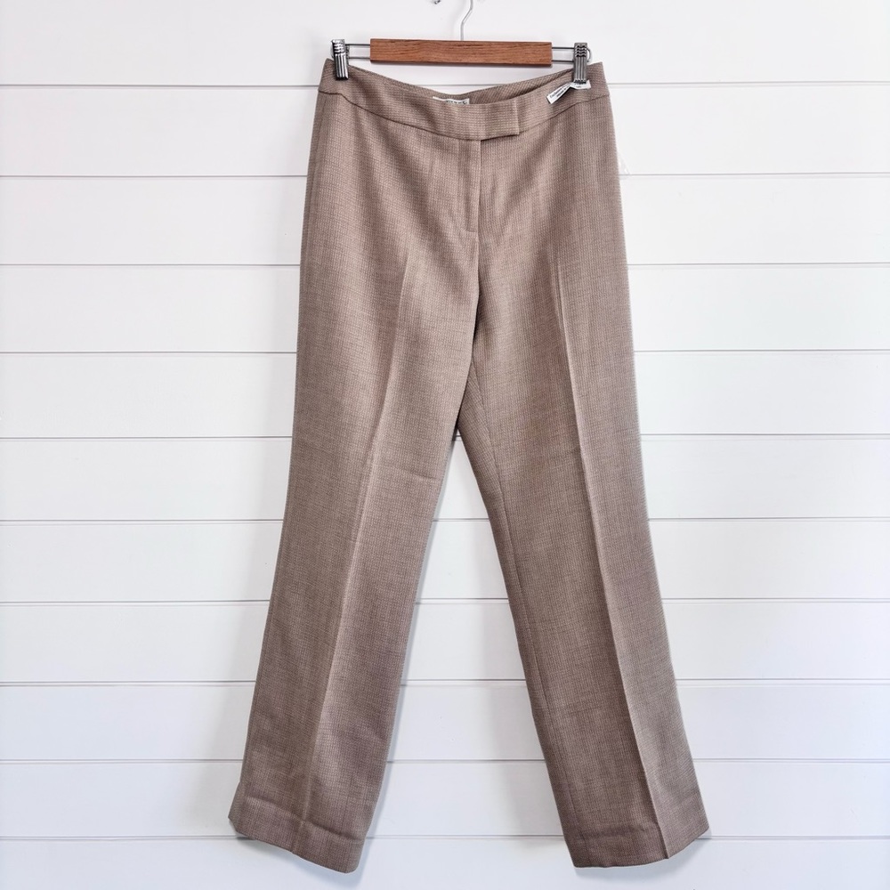 PENDLETON 100% Virgin Wool Lined‎ Pants Brown Woven in our USA Mills Size 6 NEW